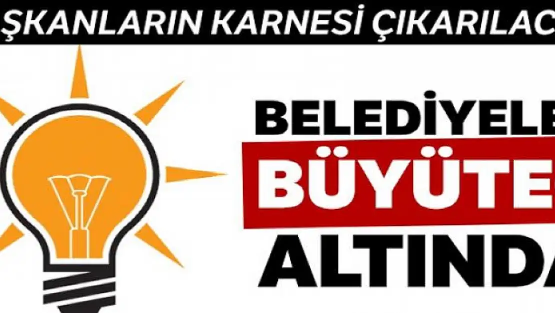 Belediyeler büyüteçte