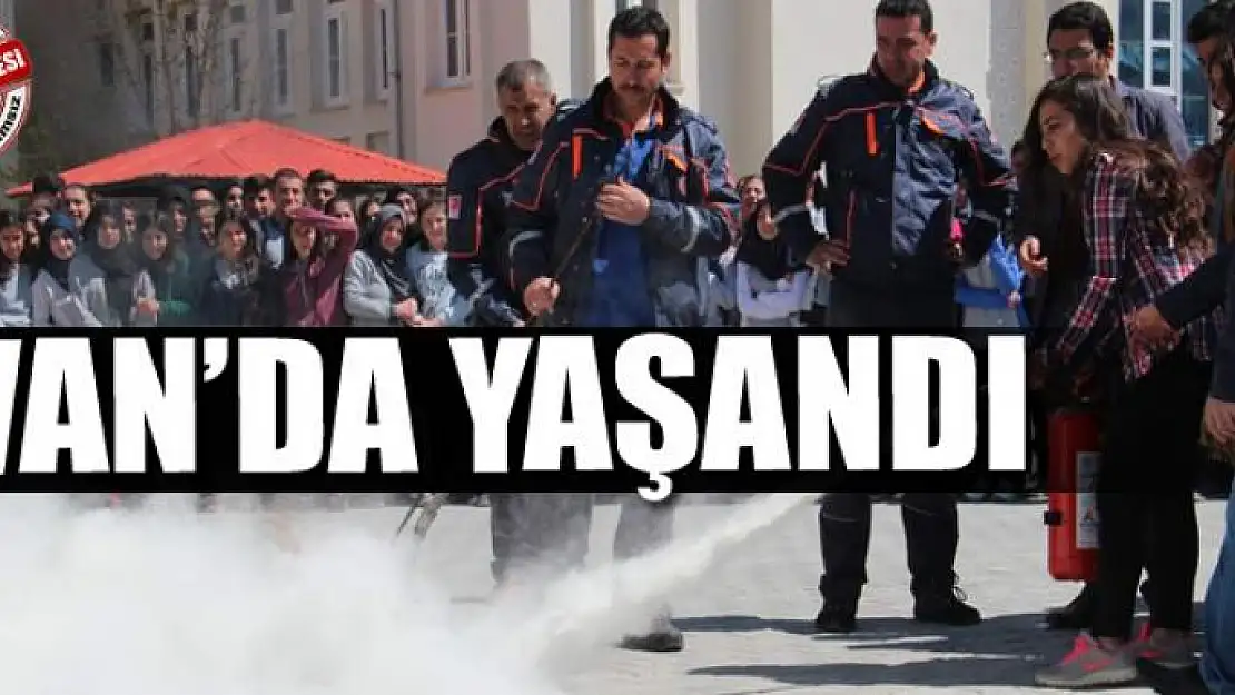 Van'da yaşandı