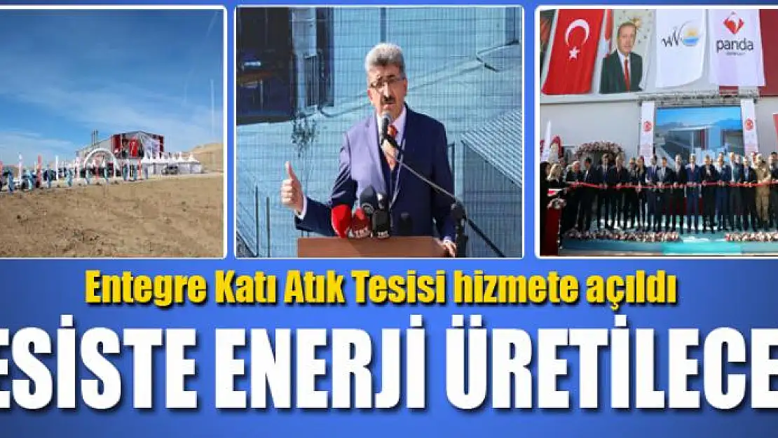 Entegre Katı Atık Tesisi hizmete açıldı