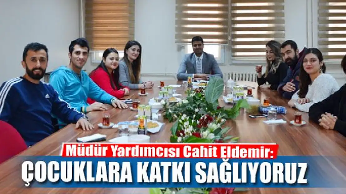 Cahit Eldemir: 'Çocukların gelişimlerine katkı sağlıyoruz'