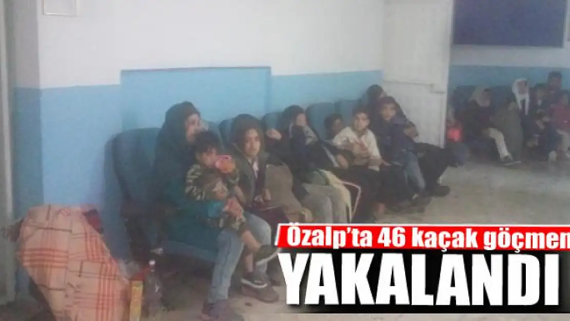 Özalp'ta 46 kaçak göçmen yakalandı