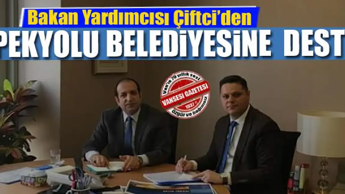 Çiftci'den İpekyolu Belediyesine  destek