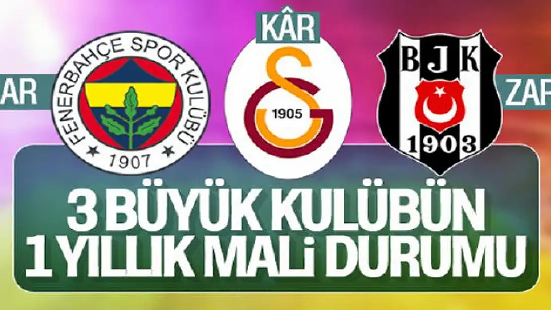 3 büyük futbol kulübünün yıllık finansal raporu