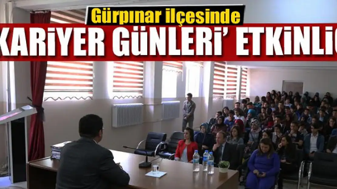 Gürpınar'da 'Kariyer Günleri' etkinliği