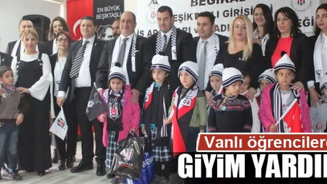 Vanlı öğrencilere giyim yardımı