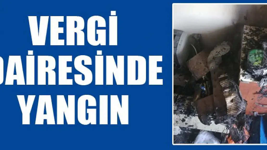 Vergi dairesinde yangın