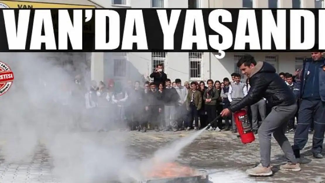 Van'da yaşandı