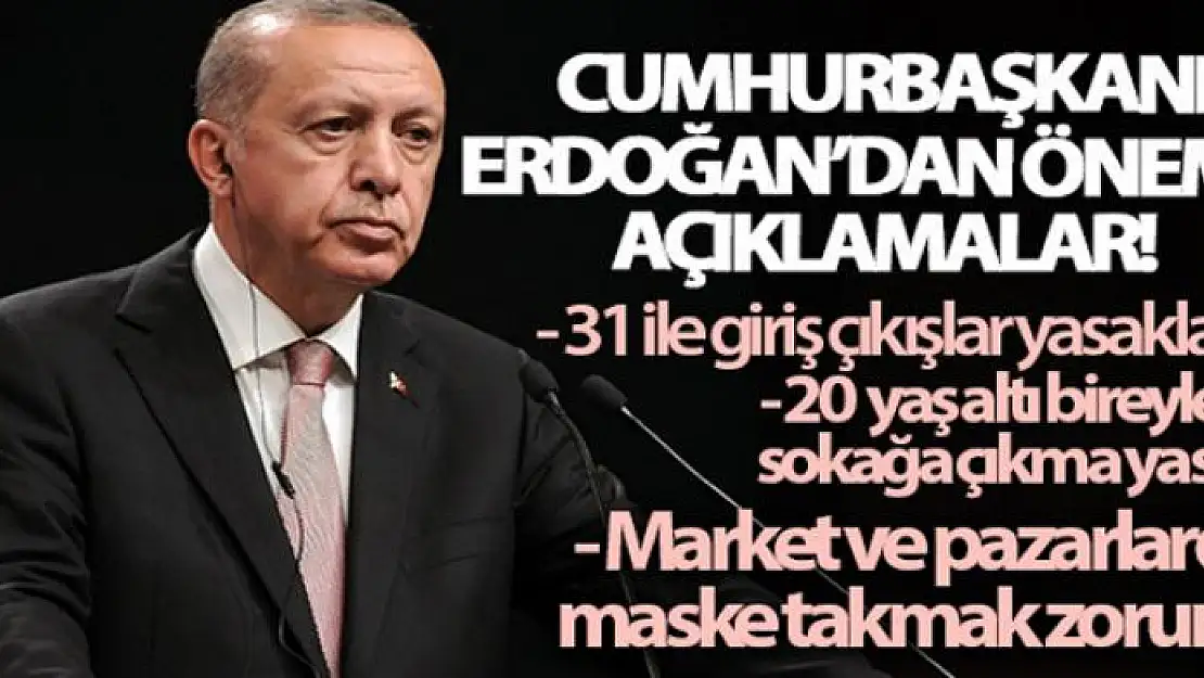 Cumhurbaşkanı Erdoğan'dan çok önemli açıklamalar!