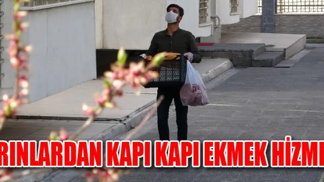 Fırınlardan kapı kapı ekmek hizmeti