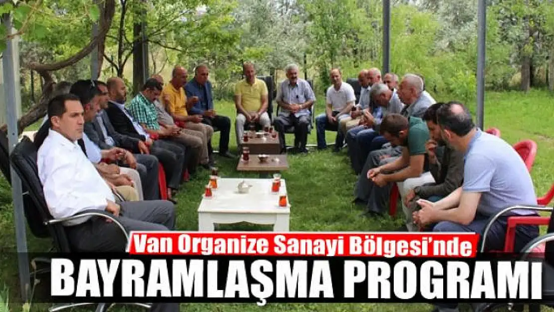 Van OSB'de bayramlaşma programı