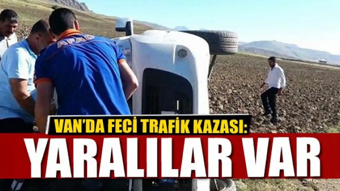 Van'da trafik kazası