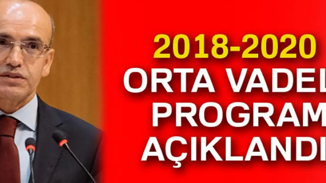 2018-2020 Orta Vadeli Program açıklandı