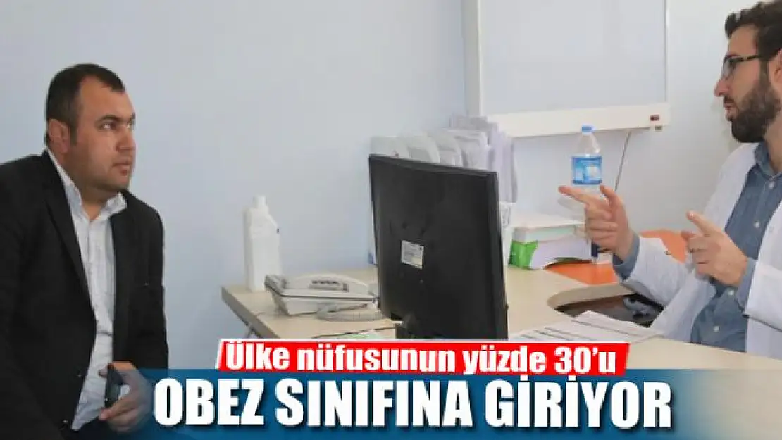 Ülke nüfusunun yüzde 30'u obez sınıfına giriyor