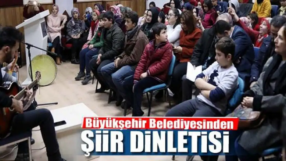 Van Büyükşehir Belediyesinden şiir dinletisi