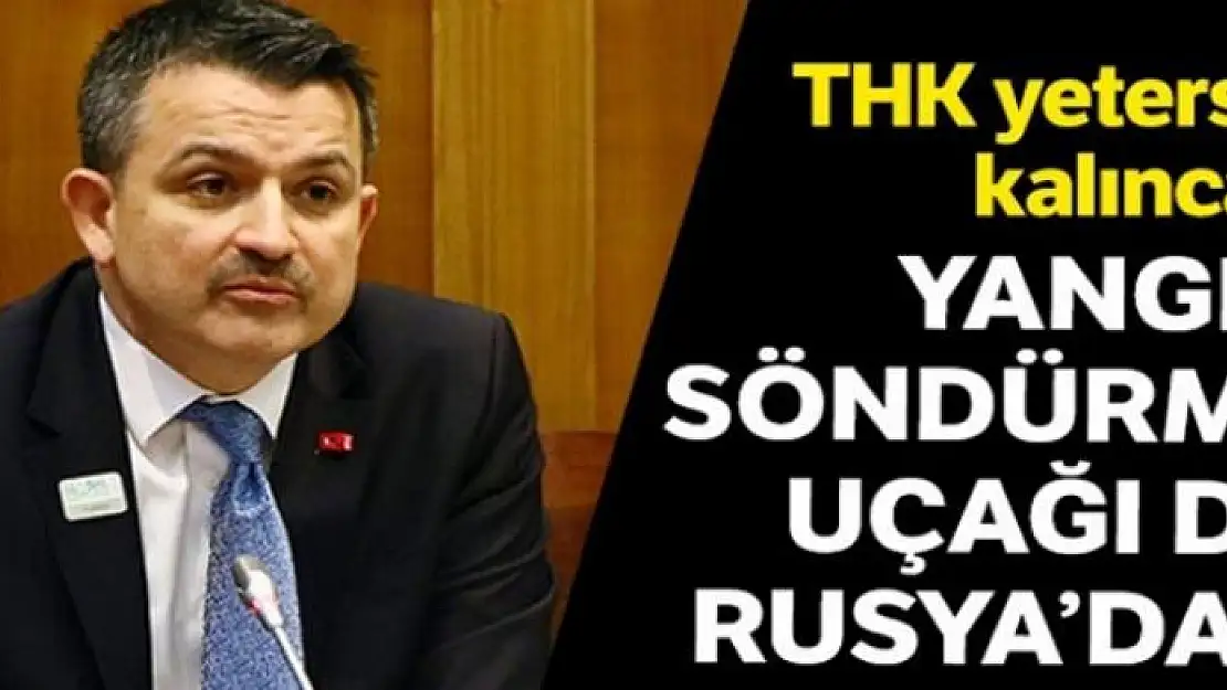 Rusya'nın yangın söndürme uçakları Türkiye'nin radarında