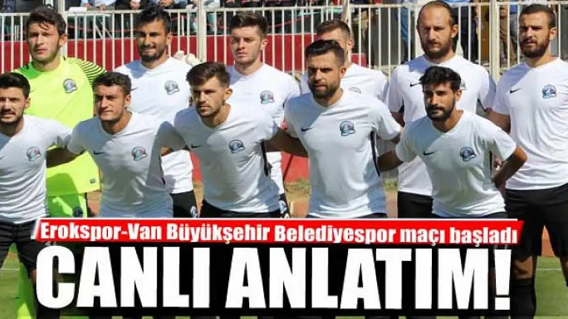 VAN BÜYÜKŞEHİR BELEDİYESPOR MAÇINDA GOLLER VAR