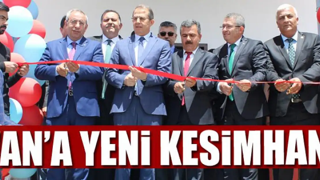 VAN'A YENİ KESİMHANE