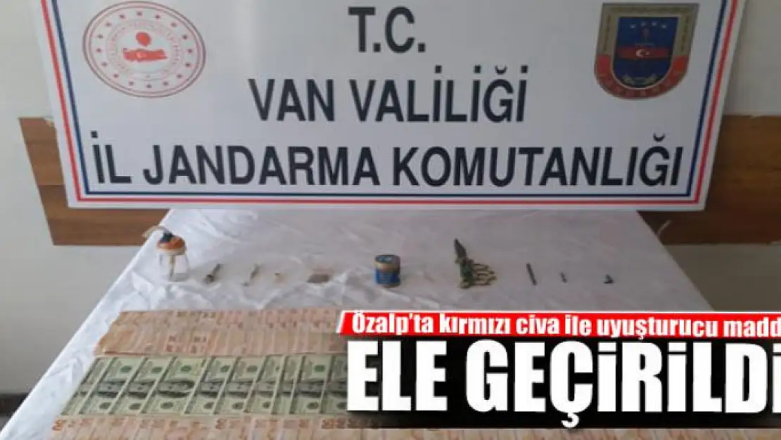 Özalp'ta kırmızı civa ile uyuşturucu madde ele geçirildi