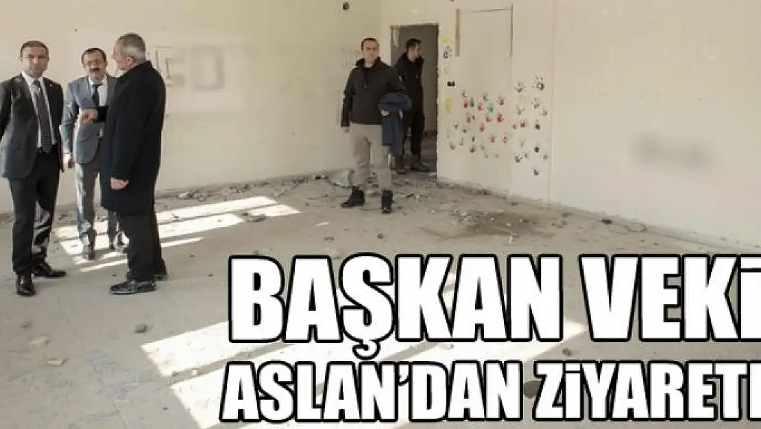 Başkan Vekili Aslan'dan ziyaretler