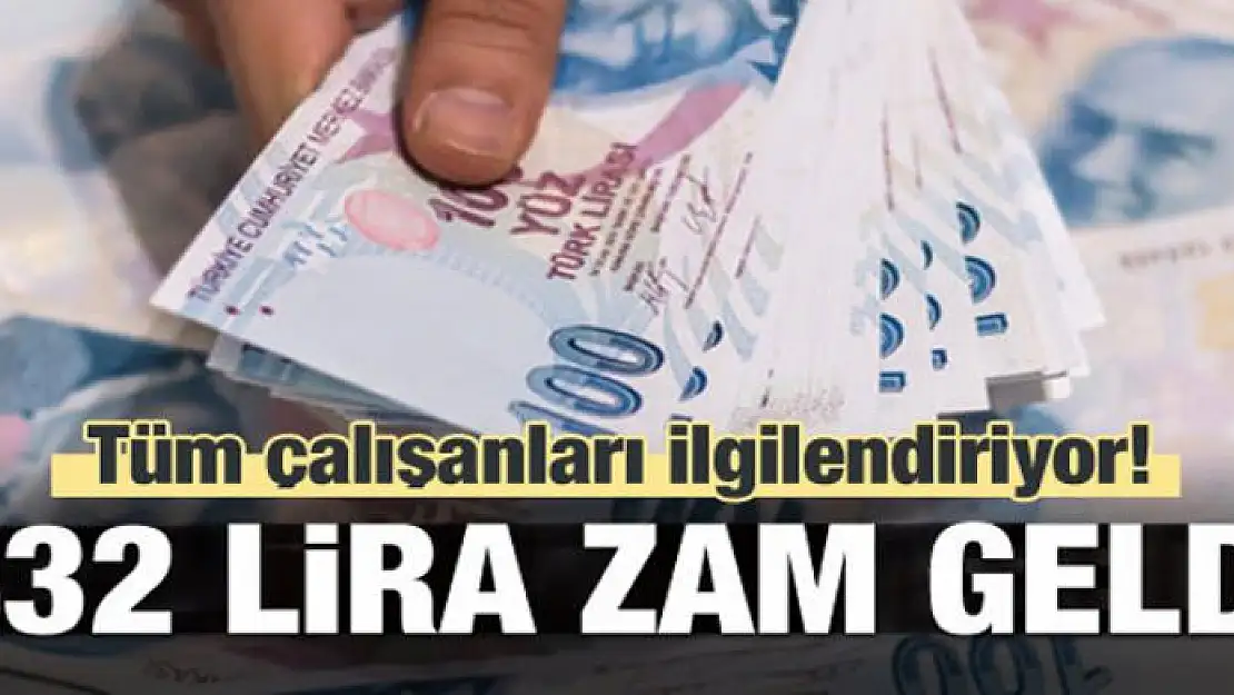 Tüm çalışanları ilgilendiriyor! 432 lira zam geldi