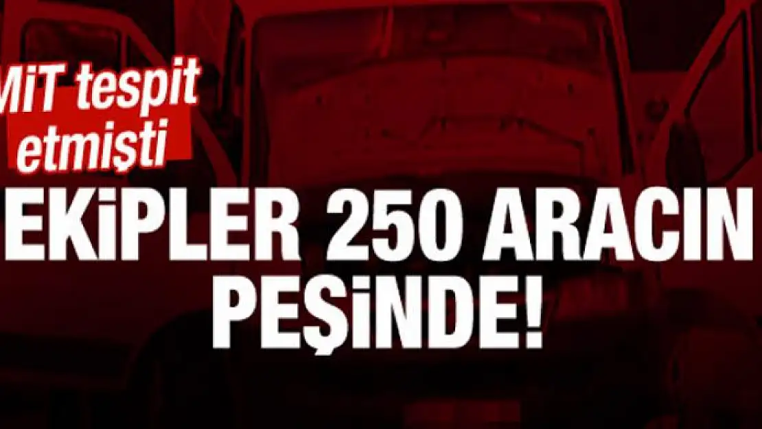 İstanbul'da 251 ticari araç için terör takibi