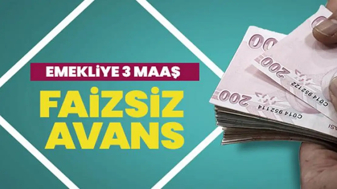 Emekliye müjde! Faizsiz 6 bin 62 lira