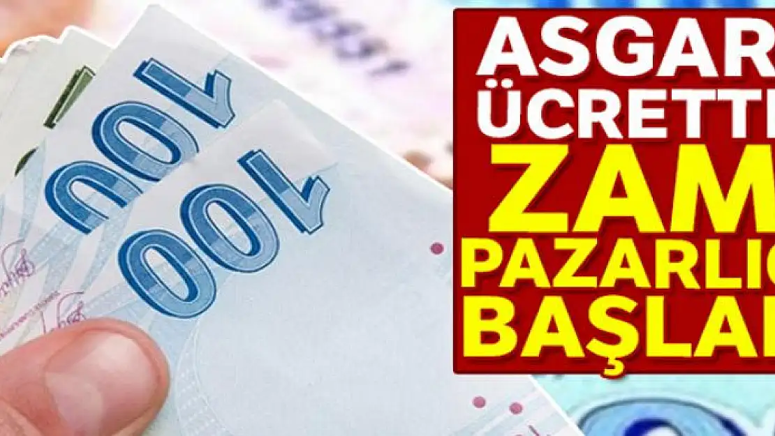 Asgari ücrette zam pazarlığı başladı