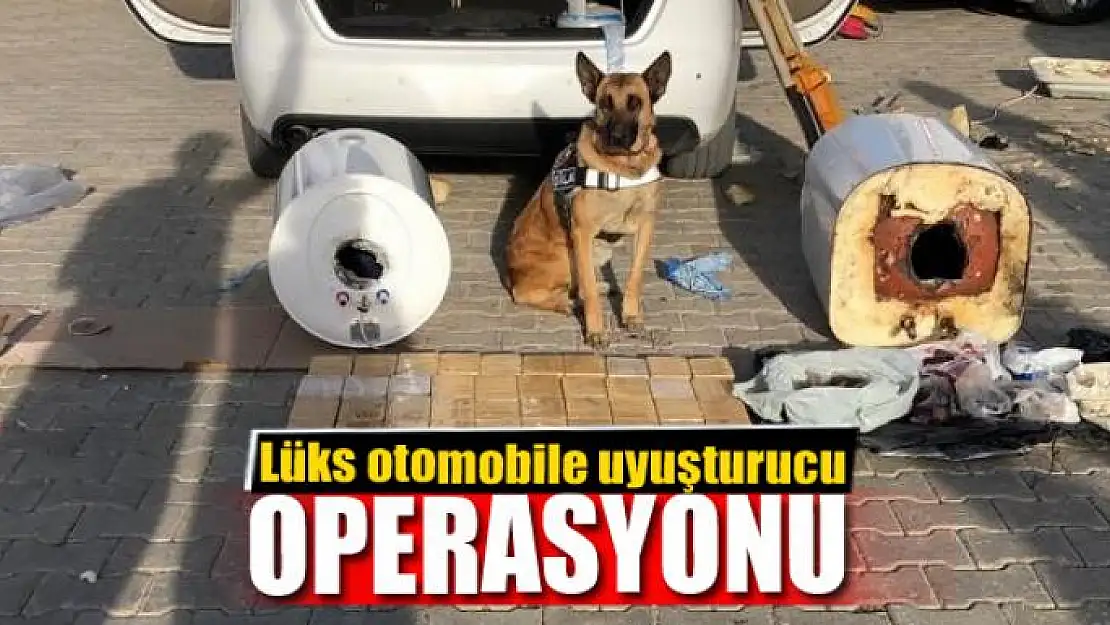 Lüks otomobile uyuşturucu operasyonu