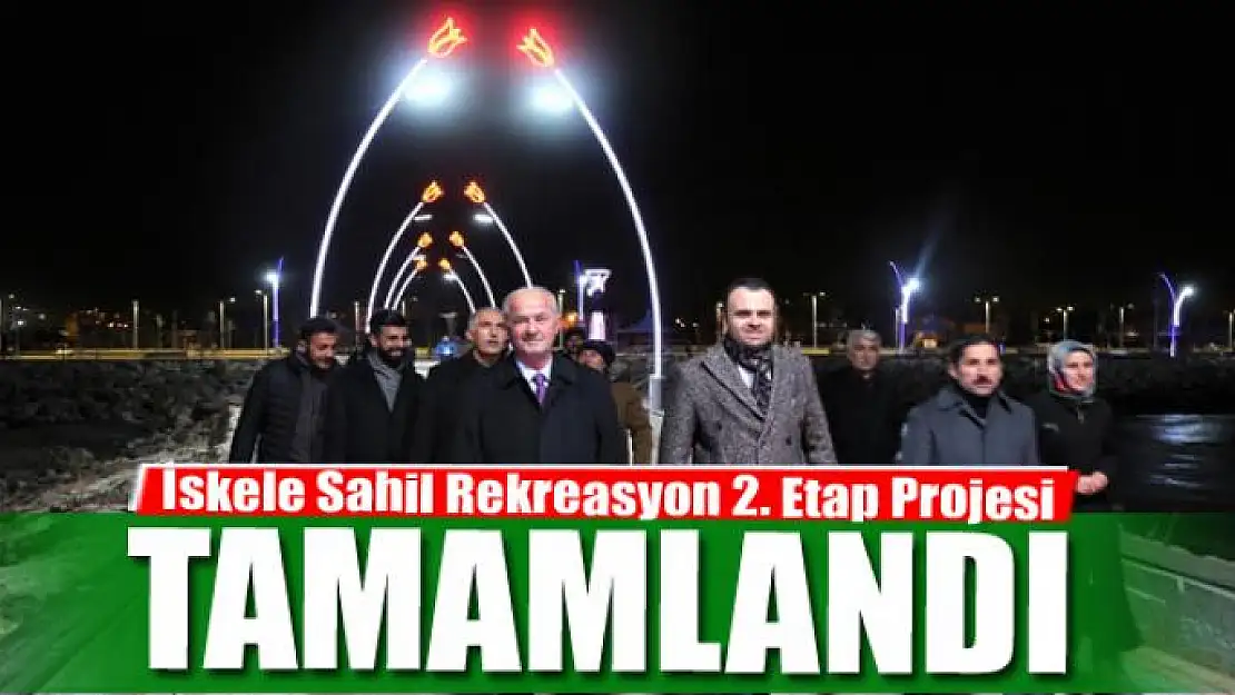 İskele Sahil Rekreasyon 2. Etap Projesi tamamlandı