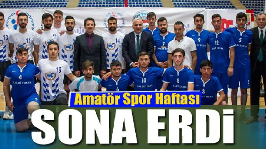 Amatör Spor Haftası kapanış töreni 