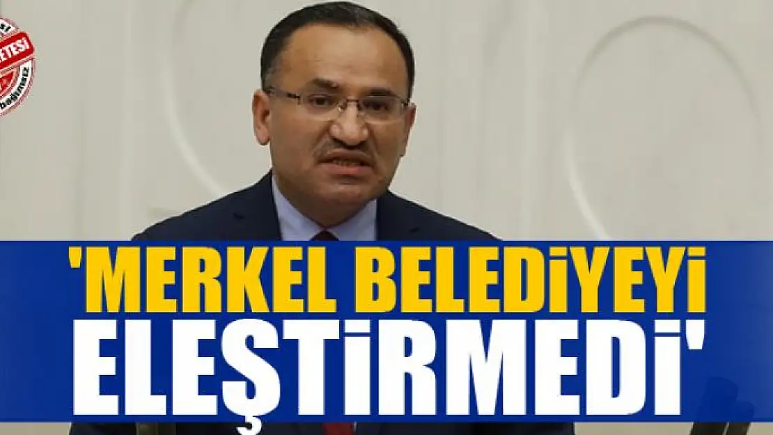 'Merkel belediyeyi eleştirmedi'