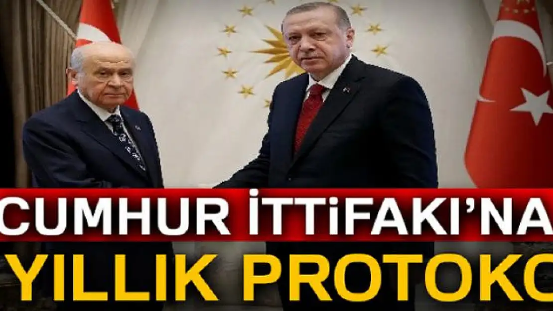 Cumhur İttifakı'na 5 yıllık protokol