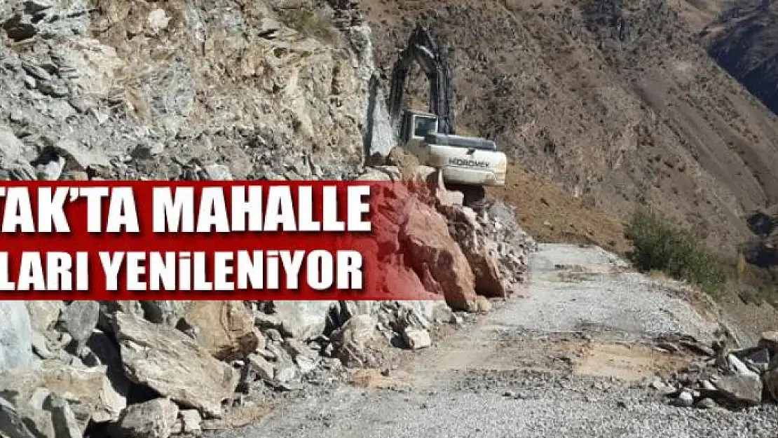 Çatak'ta mahalle yolları yenileniyor