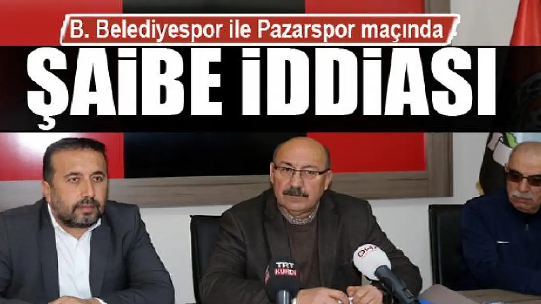 Van Büyükşehir Belediyespor ile Pazarspor maçında şaibe iddiası