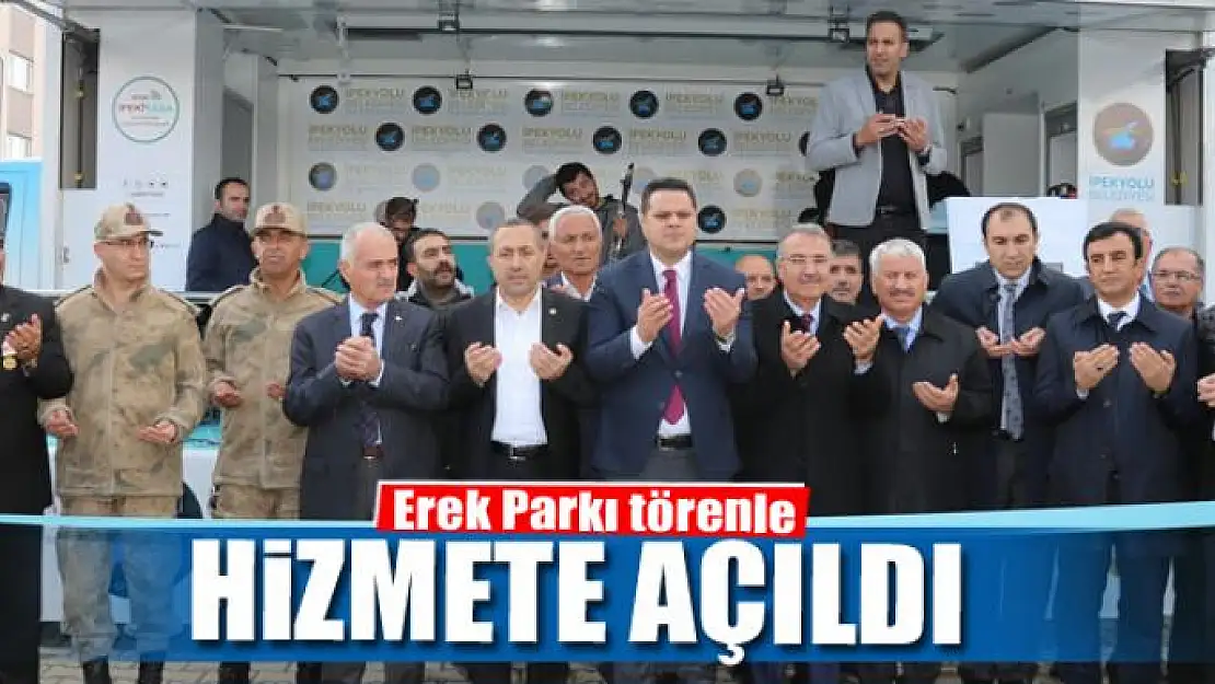 Erek Parkı hizmete açıldı