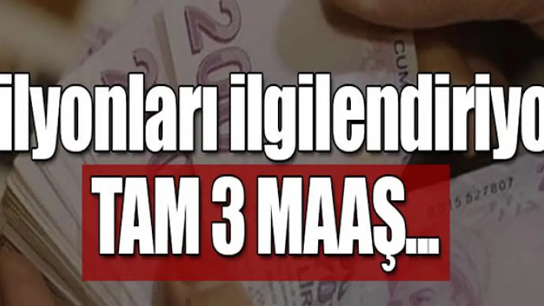 Milyonları ilgilendiriyor! Faizsiz üç maaş avans