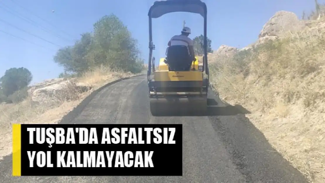 Tuşba'da asfaltsız yol kalmayacak 