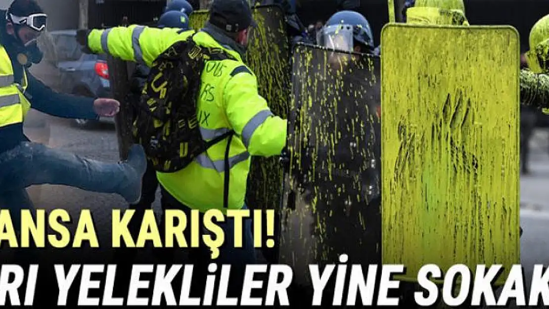 Fransa sokakları yine karıştı