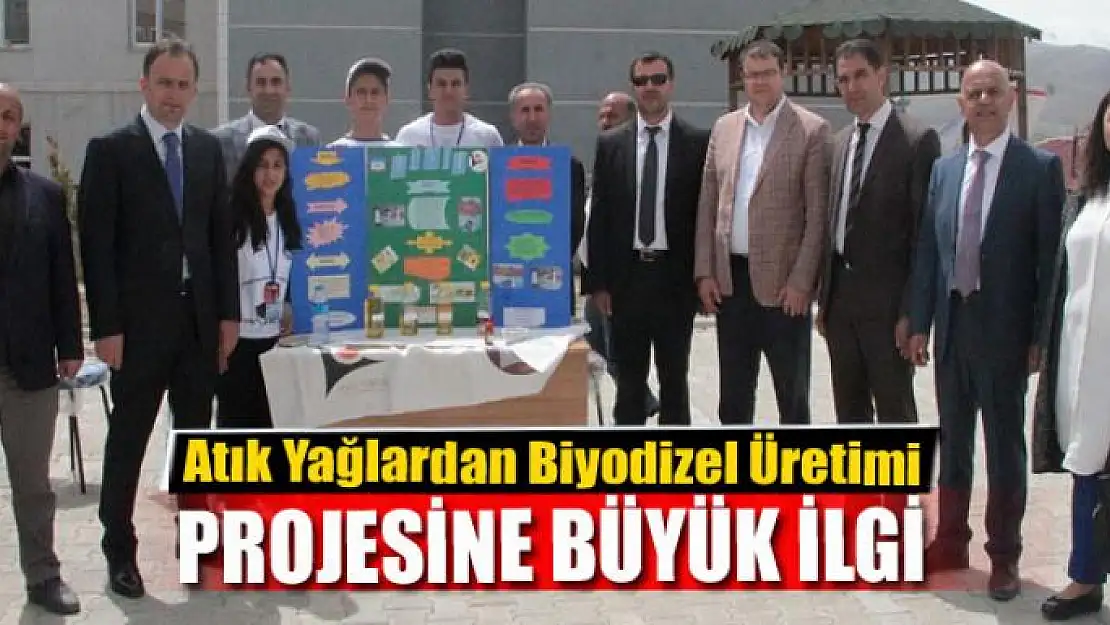 'Atık Yağlardan Biyodizel Üretimi' projesine büyük ilgi