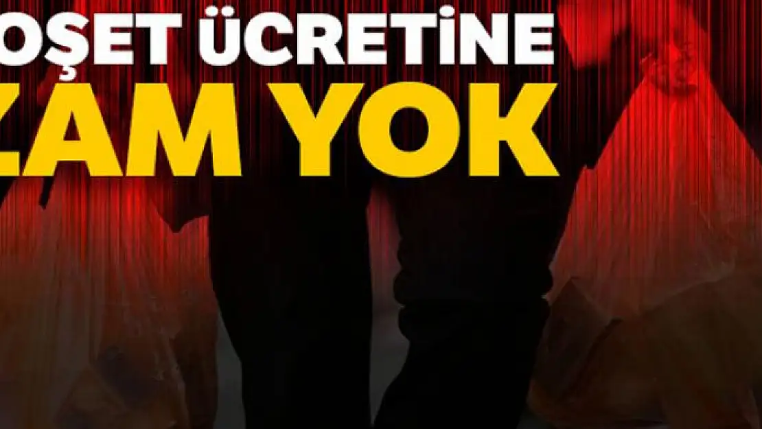 Poşet ücretine zam yok