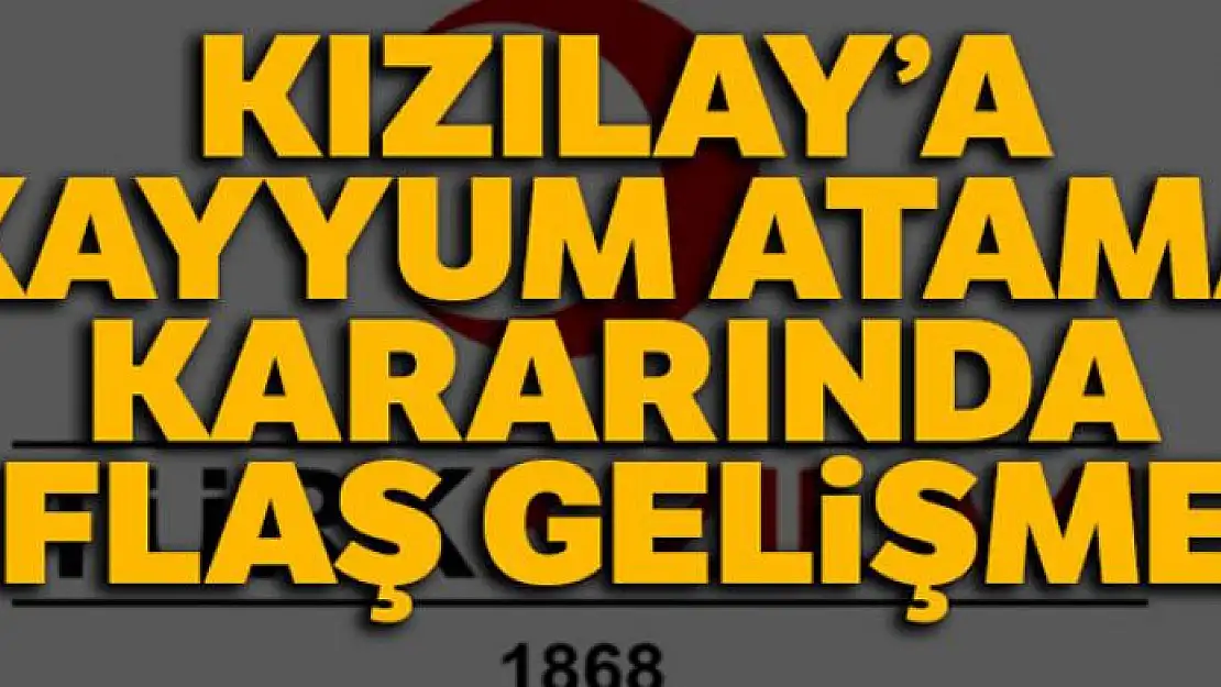 Kızılay'a kayyum atanması kararı iptal edildi