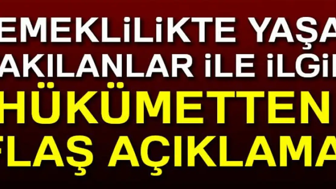 İbrahim Kalın'dan emeklilikte yaşa takılanlar ile ilgili flaş açıklama!