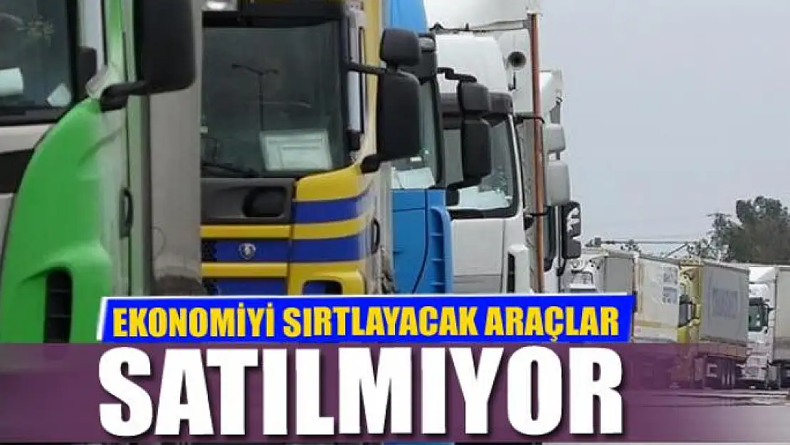 Ekonomiyi sırtlayacak araçlar satılmıyor