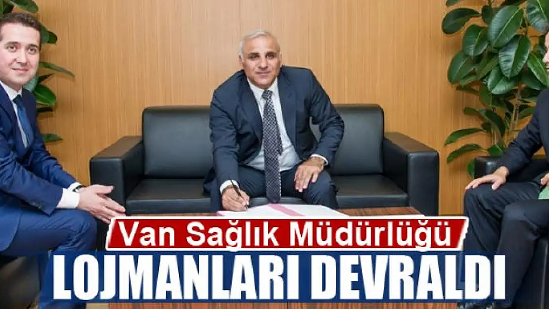 Van Sağlık Müdürlüğü, adliye lojmanlarını devraldı