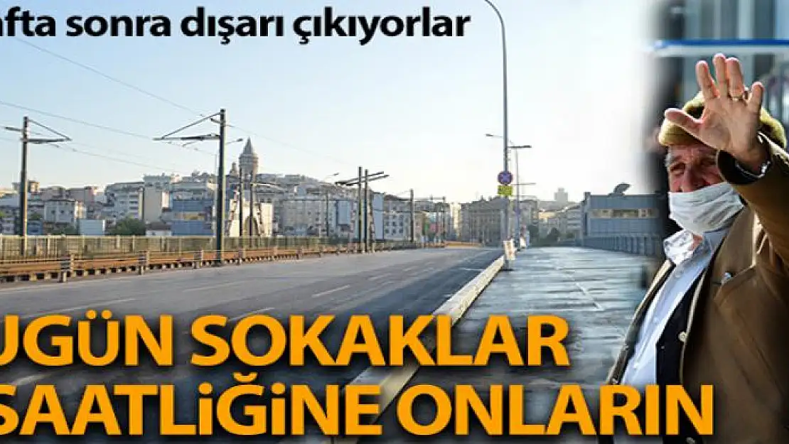 Bugün sokaklar 4 saatliğine 65 yaş üstünün