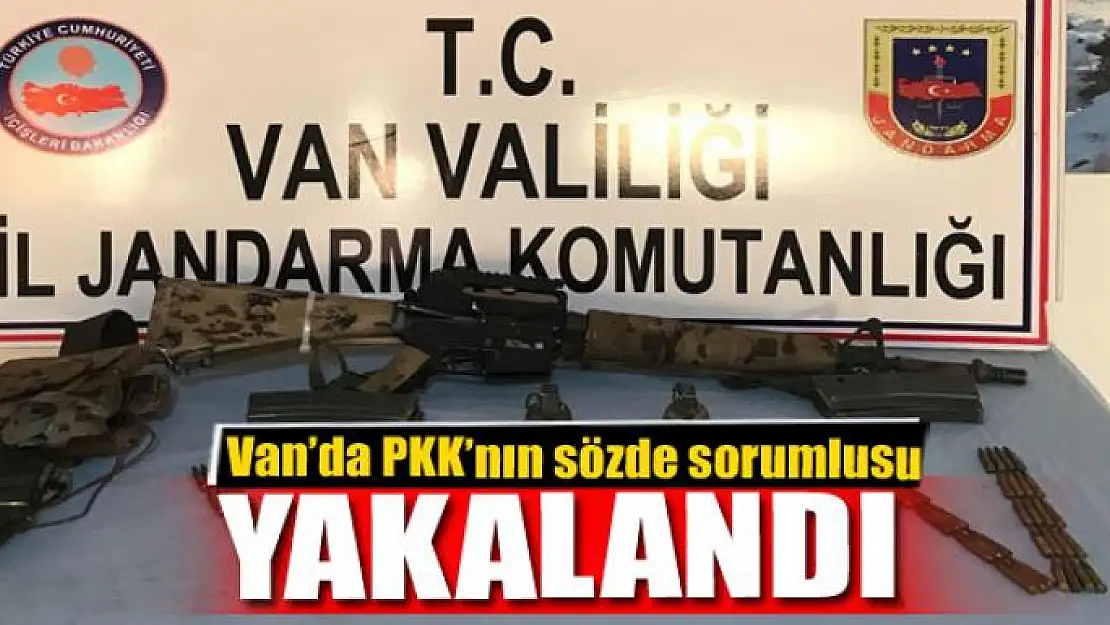 Van'da PKK'nın sözde sorumlusu yakalandı