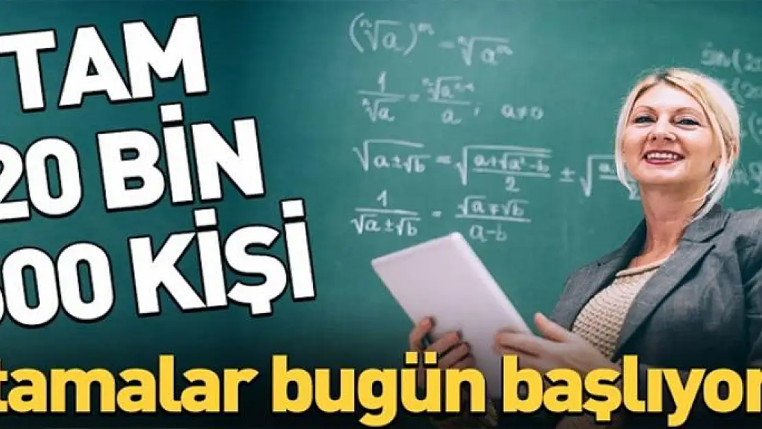 20 bin 500 yeni öğretmen 