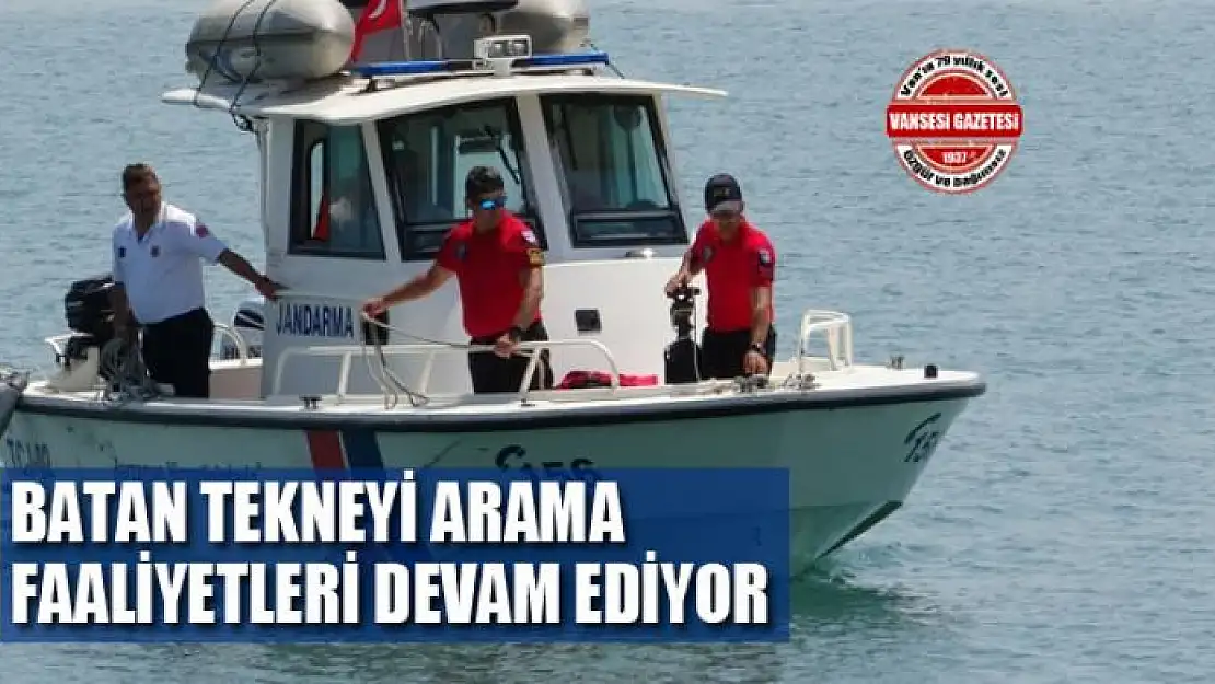 Batan tekneyi arama faaliyetleri üç koldan devam ediyor