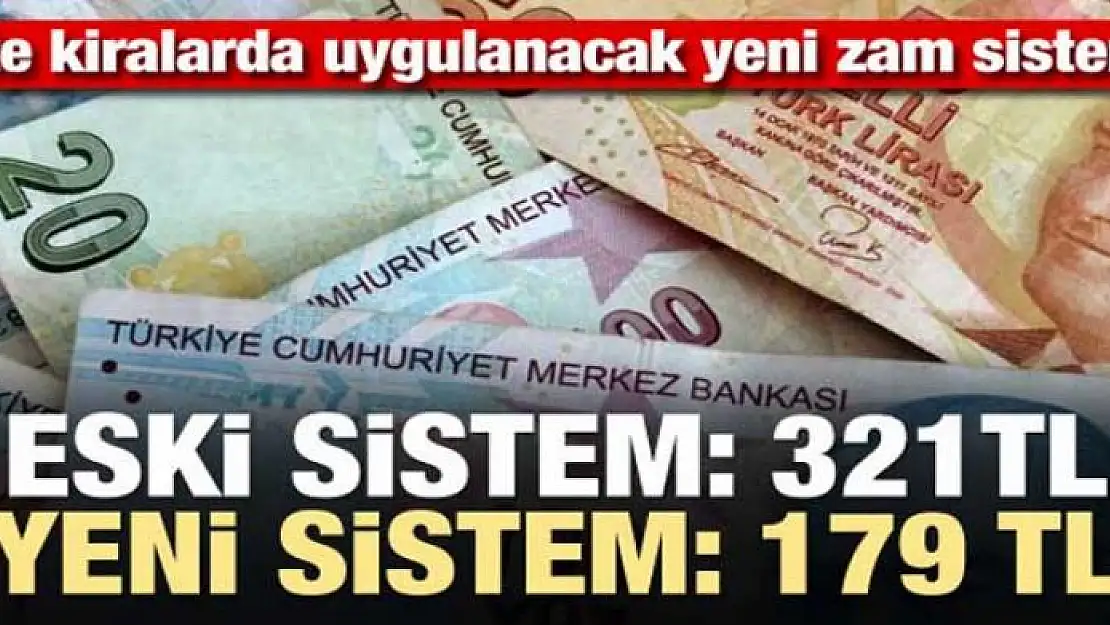 İşte kiralarda uygulanacak yeni zam sistemi