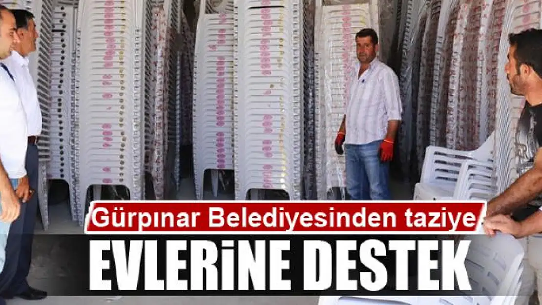 Gürpınar Belediyesinden taziye evlerine destek